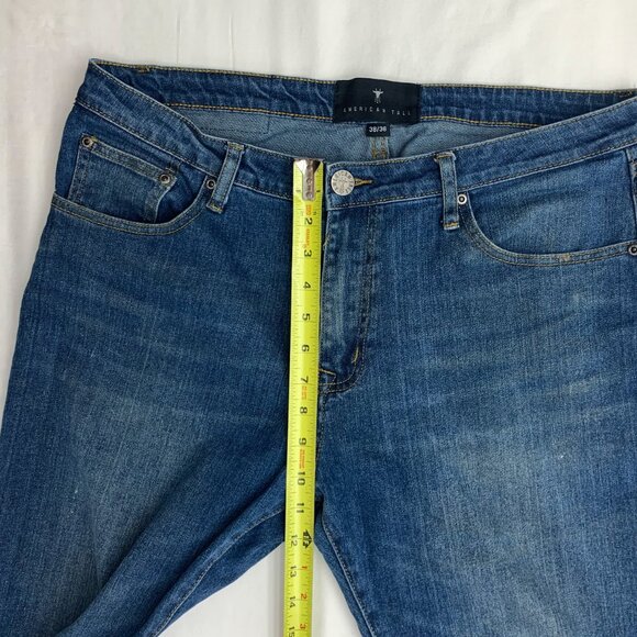 American Tall Carman Classic Fit Jeans Mens Size 38x36 Blue - Picture 3 of 4